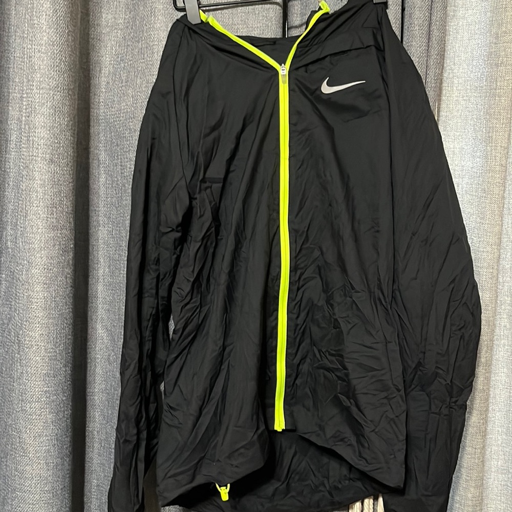 Nike black running jacket